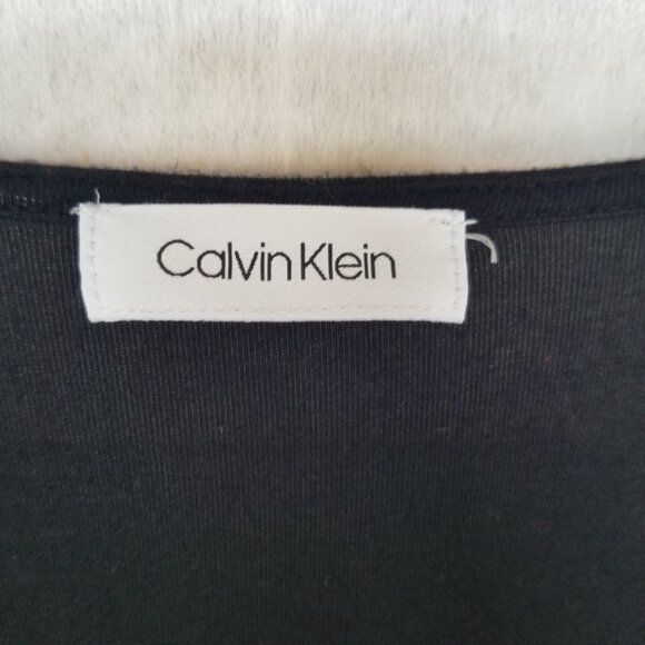 Calvin Klein Leveled Up Lace Up Swim Cover Black Size 2X - Picture 6 of 9